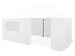 Pack 4 bâches latérales 250g/m² PVC enduit 3x6m 