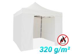 Pack Latéral 4 cotés 4x4m 320g/m² | 1 porte/3 pleines