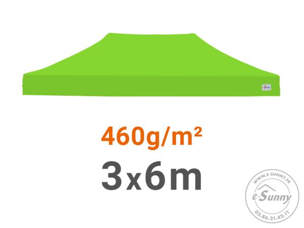 Bâche de toit 460g/m² rechange pour barnum pliant 3x6