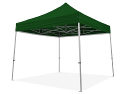 Tente Pliante bâche 320g/m² tube 45mm ALU 3X3M