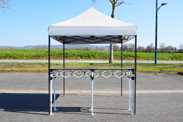 Table Comptoir Pliant Plateau Acier 2m X 40cm