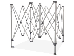 Tente Pliante bâche 320g/m² tube 45mm ALU 3X3M
