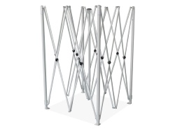 Barnum pliant Acier 30mm - 3x3m avec Pack bâches latérales
