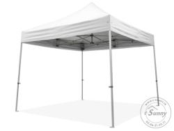 TENTE PLIANTE 4X4M ALU 45MM + Pack latéral 1 Porte / 3 Pleines