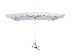Parasol de marché télescopique 2.5 x 3M Blanc