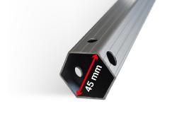 TENTE PLIANTE 4X4M ALU 45MM + Pack latéral 1 Porte / 3 Pleines
