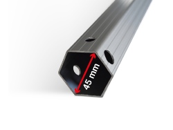 Tente Pliante bâche 320g/m² tube 45mm ALU 3X3M
