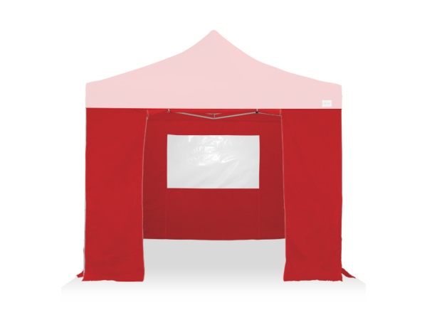Pack Latéral Barnum 160g/m² Polyester Oxford 3x3M Rouge