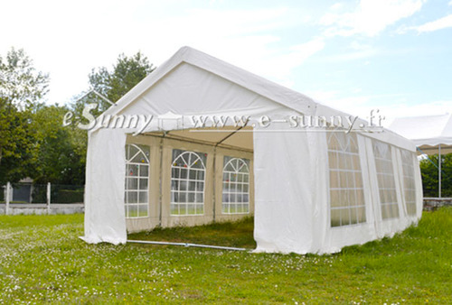 Tente de Réception 3X6M - PVC 480g/m² - Tube Acier Galvanisé