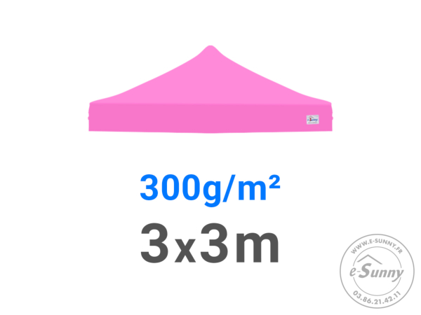 Bâche de toit 300g/m² rechange pour  3x3m