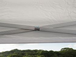 Tente Pliante Aluminium 55mm 4x8m + Pack latéral avec fermeture 
