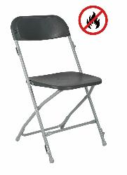 Chaise pliante grise Harmonie M2 - lot de 6 pièces