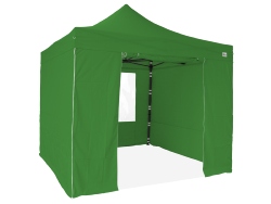 Barnum pliant Acier 32mm 3X3M + Pack Latéral avec fermeture