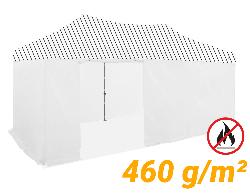 Pack Latéral 4 côtés 3x6m 460g/m² (ignifugé M2 pour le Blanc) Sans fenêtre
