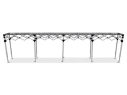 Table Comptoir Pliant Plateau Acier 4m X 70cm