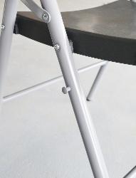 Chaise pliante gris Oliva M2 - lot de 6 pièces