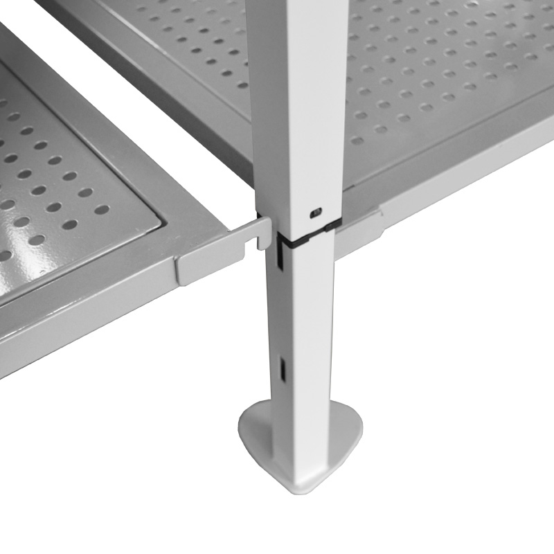 Lot de plateaux bas pour comptoir acier de largeur 40cm