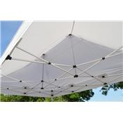 Tente Pliante Aluminium 45mm - Toit 320g/m² 2X3M + Pack bâches latérales