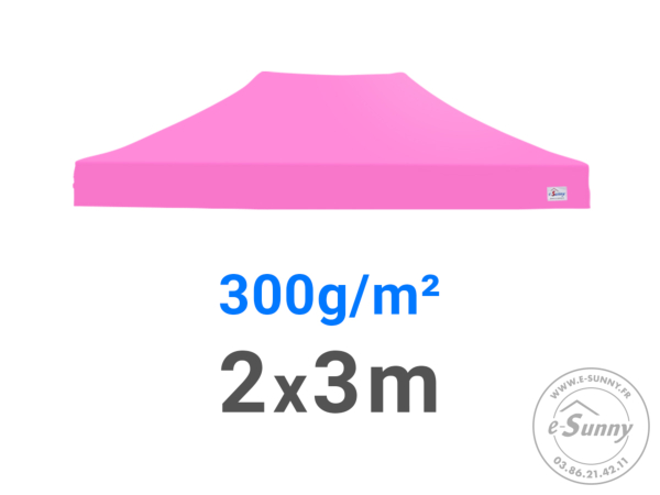 Bâche de toit 300g/m² rechange pour barnum pliant 2x3m