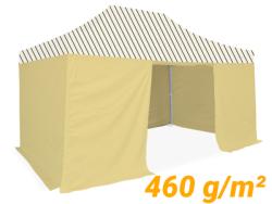 Pack Latéral 4 cotés 3x4.5m 460g/m² | 3 pleines + 1 porte
