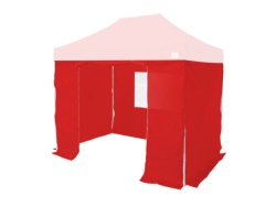 Pack Latéral 160g/m² Polyester Oxford 2x3M Rouge