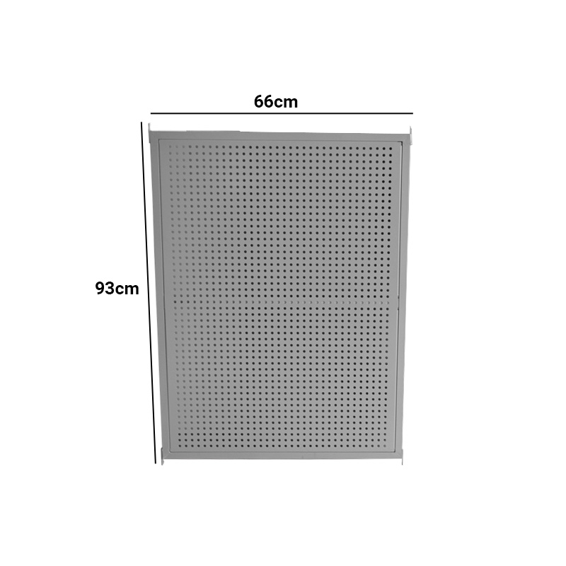 Lot de plateaux bas pour comptoir acier 70 cm