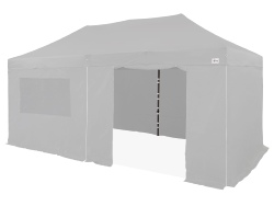 Barnum Pliant Acier 40mm - 3x6M + Pack Latéral avec fermeture