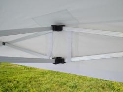 Tente Pliante PRO ALU 45mm PREMIUM 4x4M + Pack Latéral 1 Porte / 3 Pleines