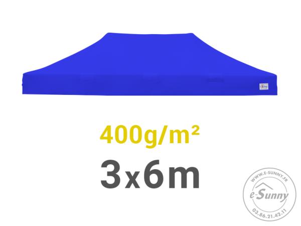Bâche de toit 400g/m² rechange pour barnum pliant 3X6m