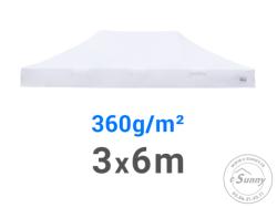 B�che de toit 360g/m� rechange pour barnum pliant 3x6m