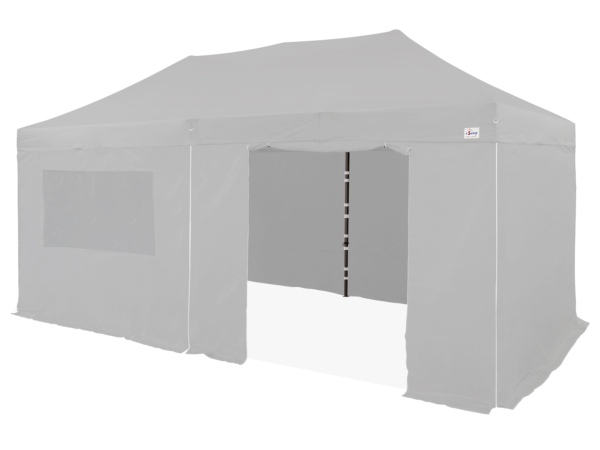 Barnum Pliant Acier 40mm - 3x6M + Pack Latéral avec fermeture
