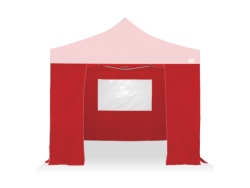 Pack Latéral Barnum 160g/m² Polyester Oxford 3x3M Rouge