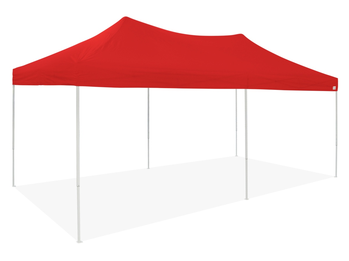 Barnum Pliant Rouge 3X6m Acier 30mm pas cher 100% étanche - E-sunny