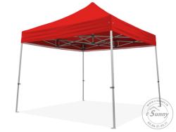 Tente Pliante PRO ALU 45mm PREMIUM 4x4M + Pack Latéral 1 Porte / 3 Pleines