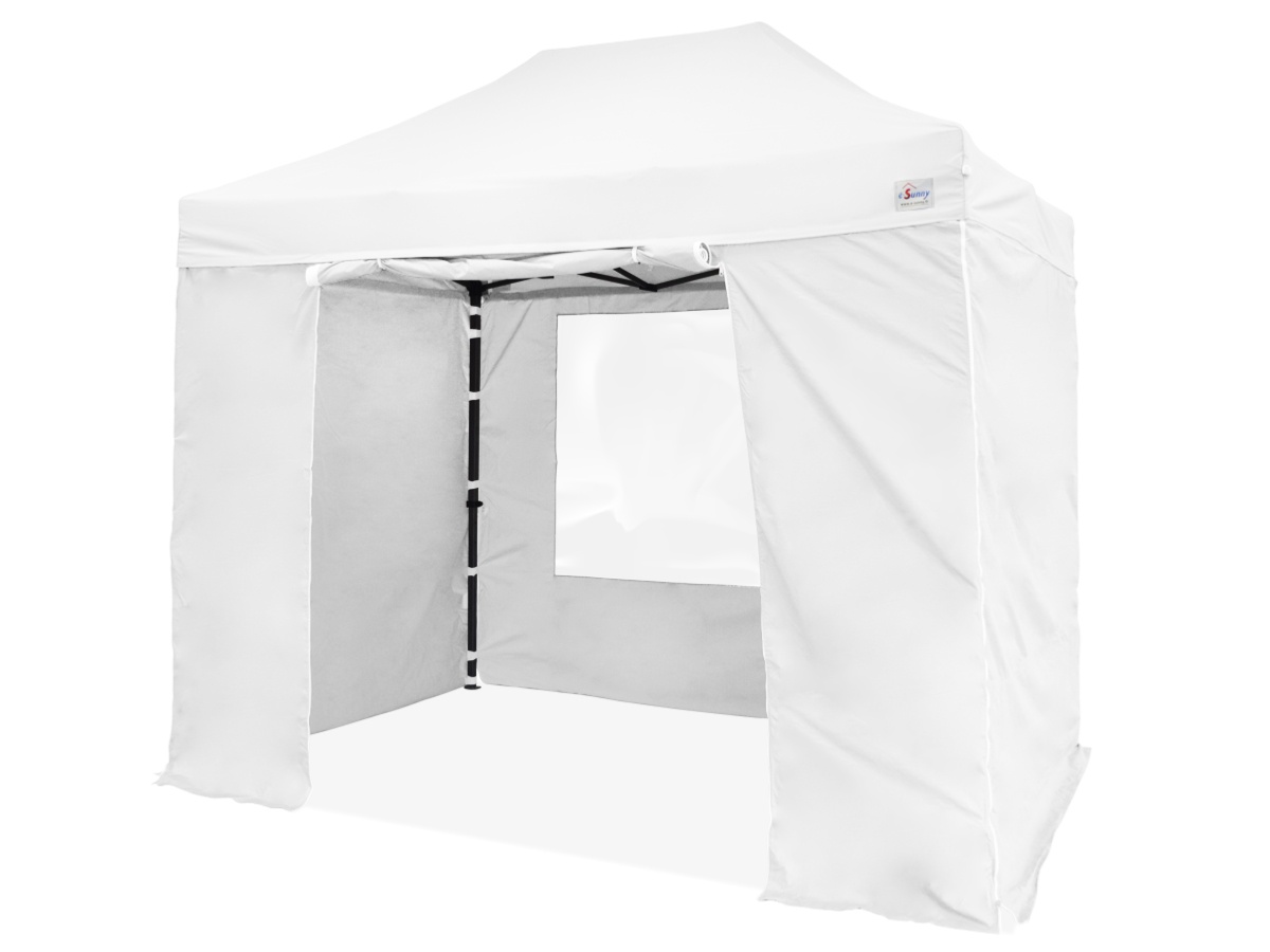 Barnum pliant 2x3M Blanc Acier, Tente Pliante 40mm, Barnum Pliant pas cher  - E-sunny