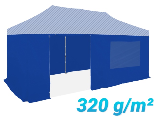 Pack Latéral 4 côtés 3x6m 320g/m² Bleu