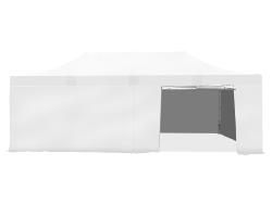 Tente Pliante Aluminium 55mm 4x8m + Pack latéral avec fermeture 