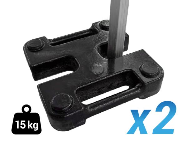 Poids de lestage 15kg (lot de 2)