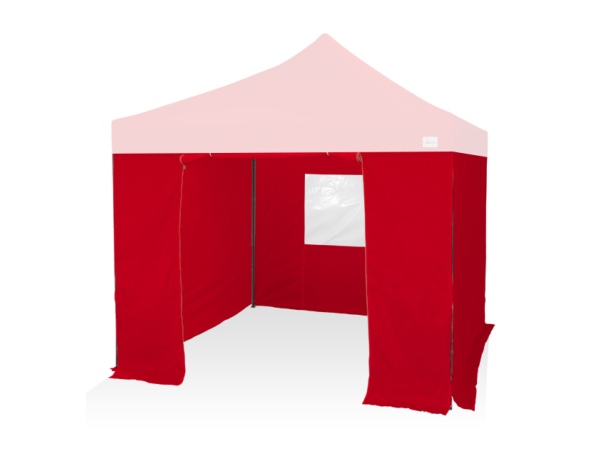 Pack Latéral 160g/m² Polyester Oxford 2x2M Rouge