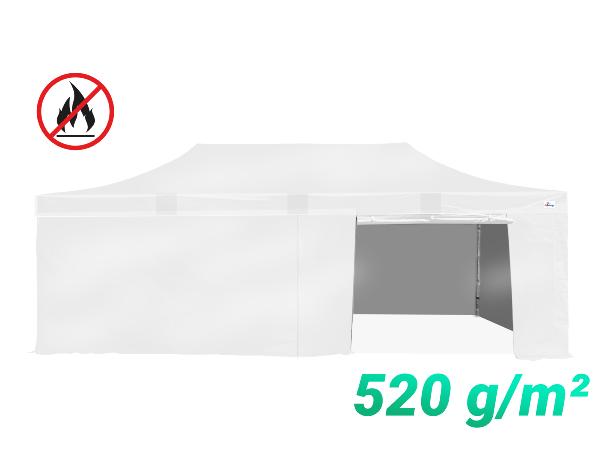 Tente Pliante Aluminium 55mm 4x8m + Pack latéral avec fermeture 