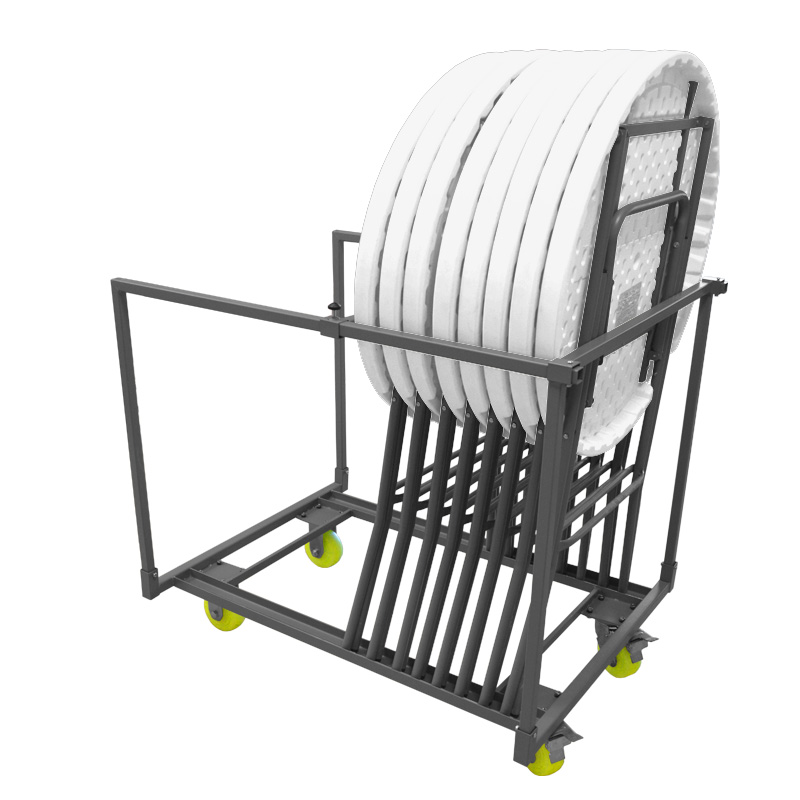 Chariot pour tables mange debout