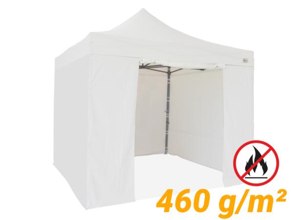 Tente Pliante PRO ALU 45mm PREMIUM 4x4M + Pack Latéral 1 Porte / 3 Pleines