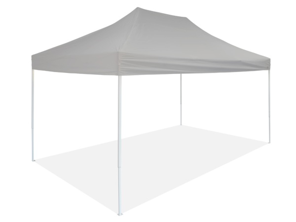 Barnum pliant Acier 30mm - 3x4.5m Gris
