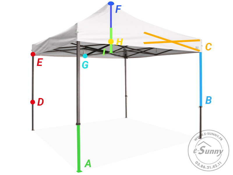 Pièces détachées pour Barnum Pliant acier 40mm