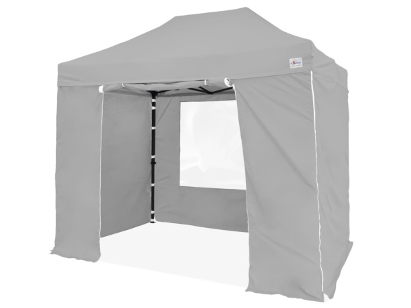Barnum pliant Acier 40mm 2x3M + Pack Latéral avec fermeture