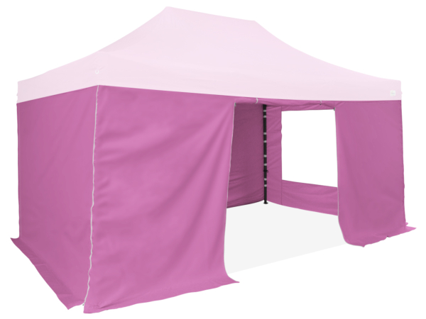 Pack 4 bâches latérales 250g/m² PVC enduit 3x4.5m 