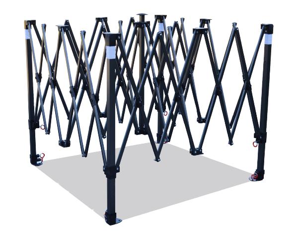 Structure Acier Ultra Pliant 32mm - 3x3m