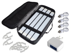 Kit d'éclairage 4 barres LEDs sur batterie USB
