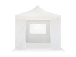 Barnum pliant Acier 30mm - 3x3m avec Pack bâches latérales