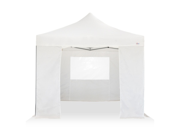 Barnum pliant Acier 30mm - 2x2m avec Pack bâches latérales